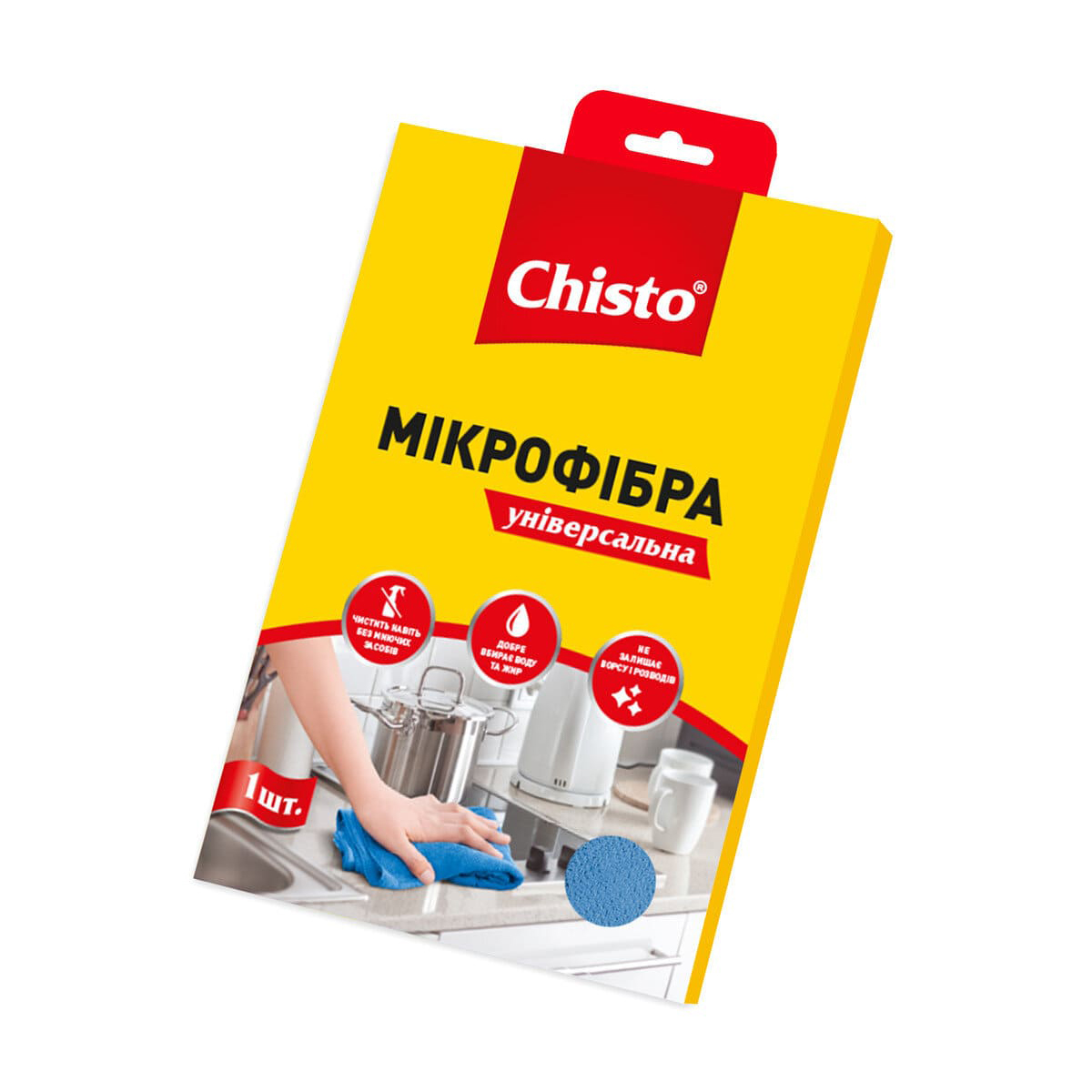 

Серветка з мікрофібри Chisto Кухня універсальна, 1 шт