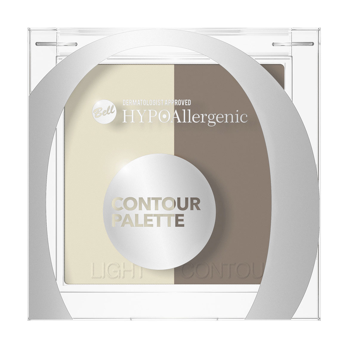 

Палетка для контурування обличчя Bell HypoAllergenic Contour Palette 01, 10 г