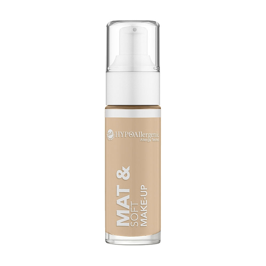 

Тональний матувальний флюїд для обличчя Bell HypoAllergenic Mat & Soft Make-Up, 01 Light Beige, 30 г