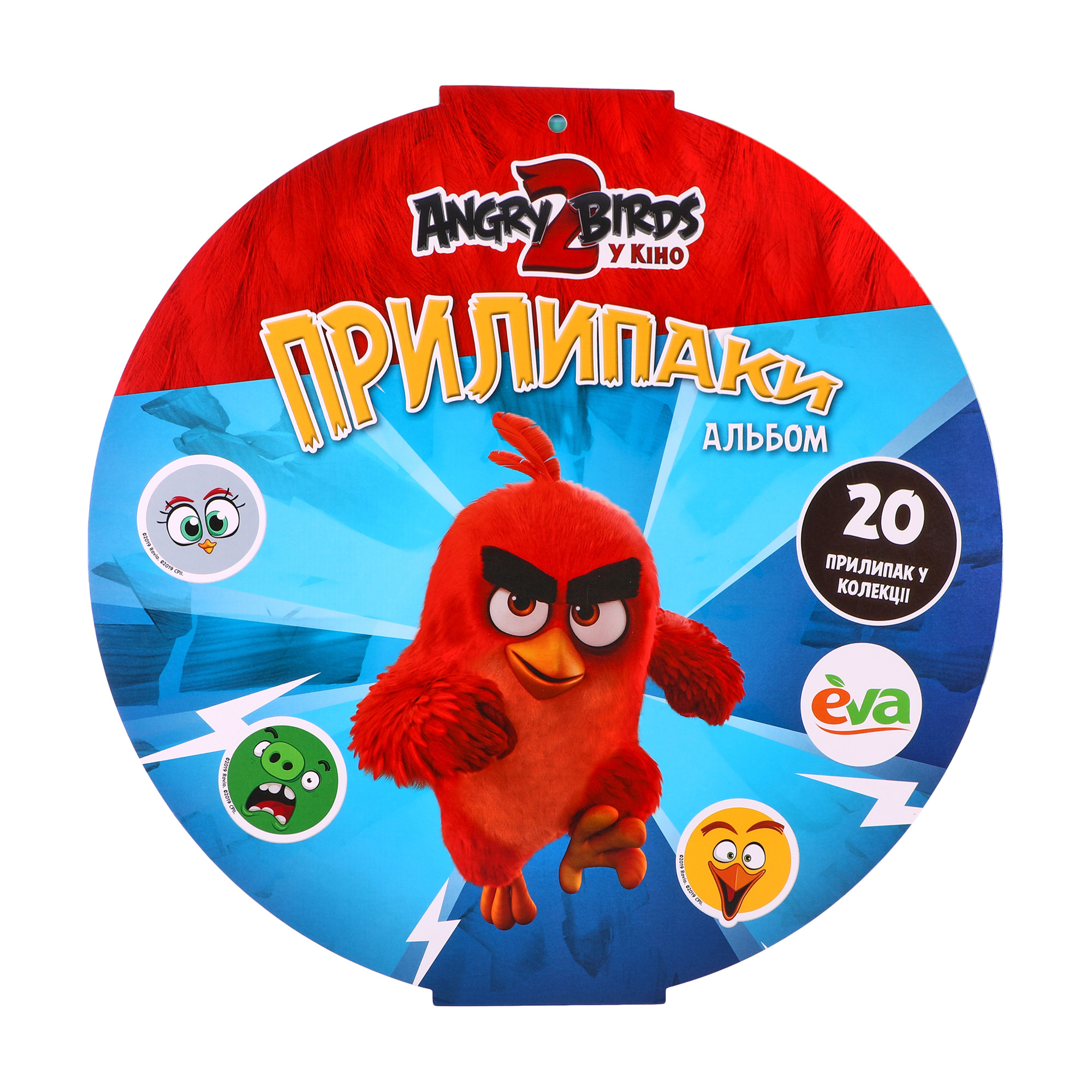 

Ігровий набір Angry Birds з вініловими стікерами Прилипаки, від 3 років