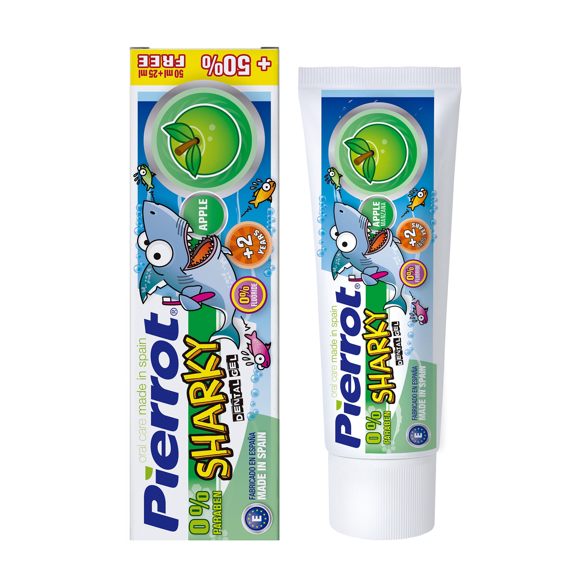 

Дитячий зубний гель Pierrot Piwi з яблучним ароматом, 75 мл