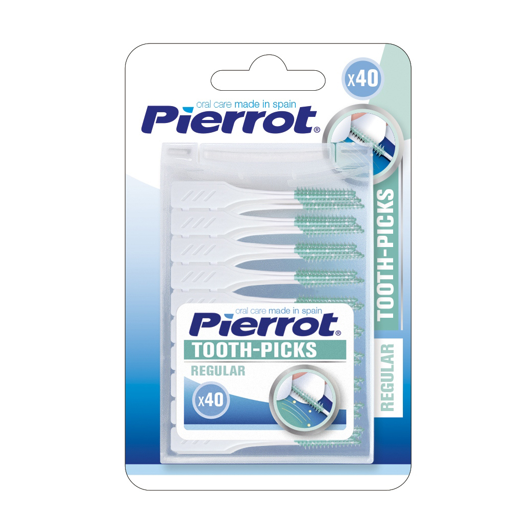 

Міжзубні йоржики Pierrot Tooth-Picks Regular, 40 шт