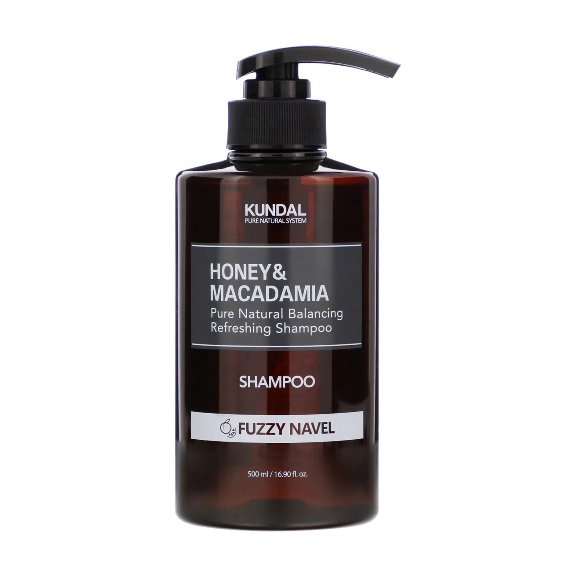 

Безсульфатний шампунь для волосся Kundal Pure Natural System Honey&Macadamia Shampoo Мед та макадамія, аромат Fuzzy Navel, 500 мл