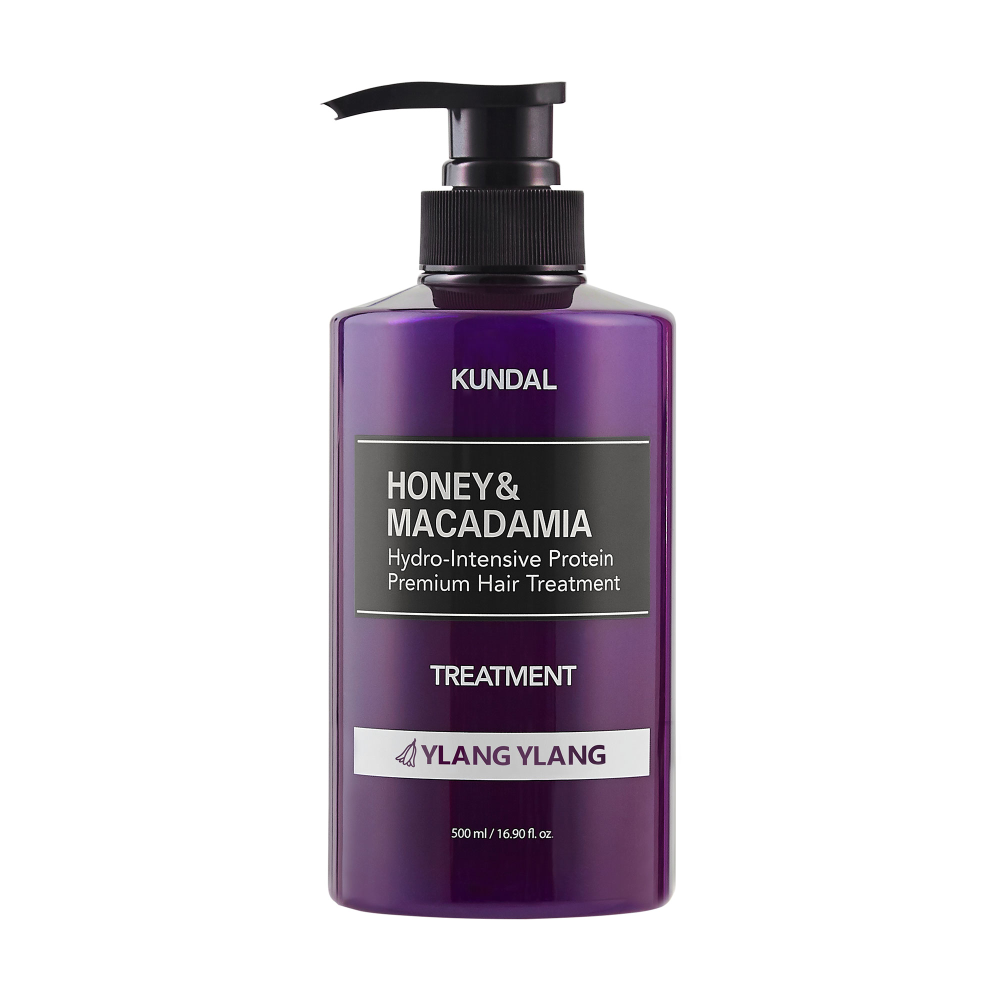 

Кондиціонер для волосся Kundal Pure Natural System Honey & Macadamia Treatment Мед та макадамія, аромат Ylang Ylang, 500 мл