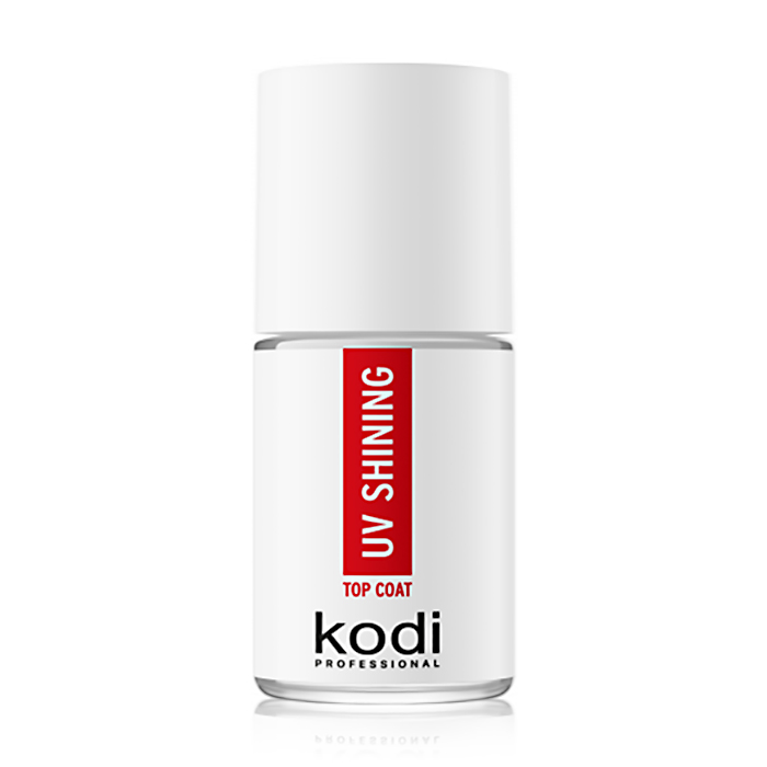 

Верхнє покриття для акрилових нігтів Kodi Professional UV Shinning Topcoat, 15 мл