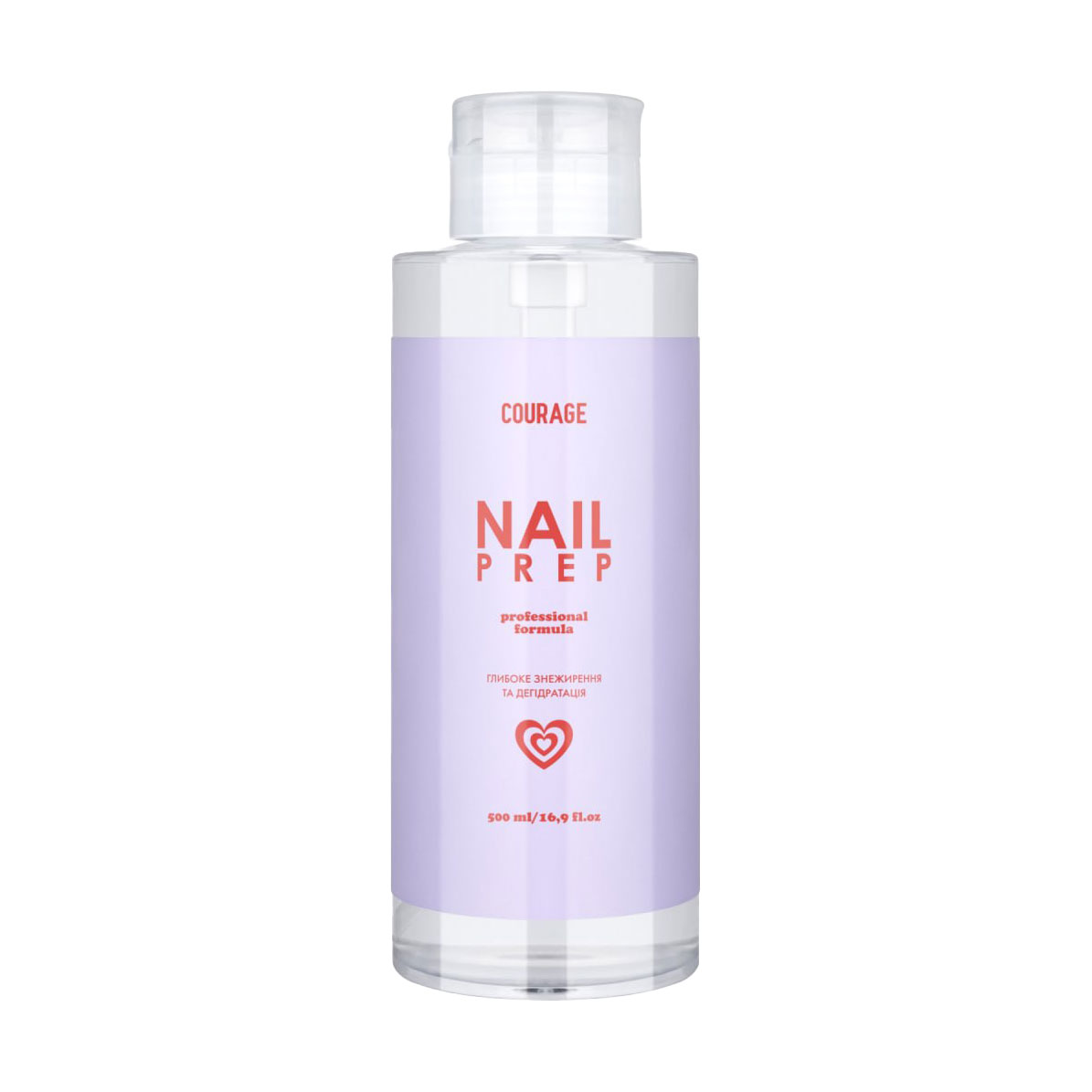 

Знежирювач для нігтів Courage Nail Prep, 500 мл