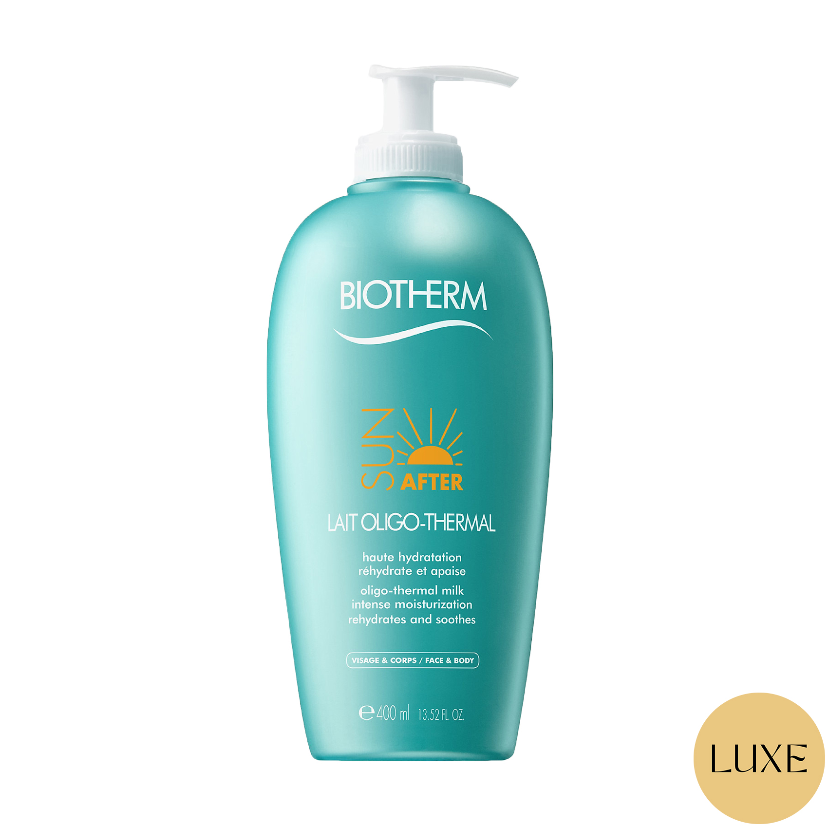 

Молочко для обличчя та тіла після засмаги Biotherm After Sun Oligo-Thermal Milk для інтенсивного зволоження, 400 мл