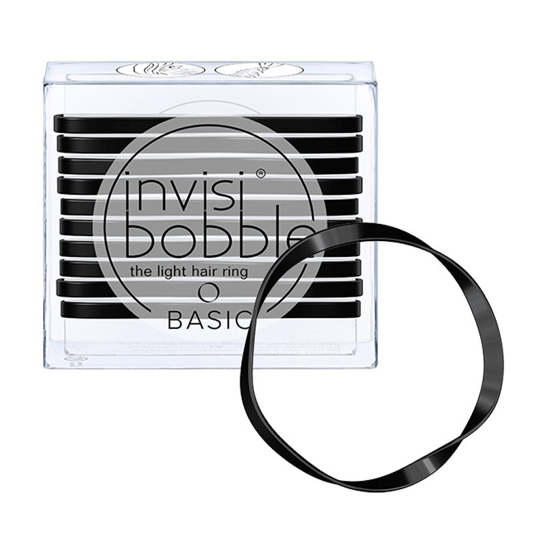 

Набір резинок для волосся Invisibobble Basic True Black, 10 шт