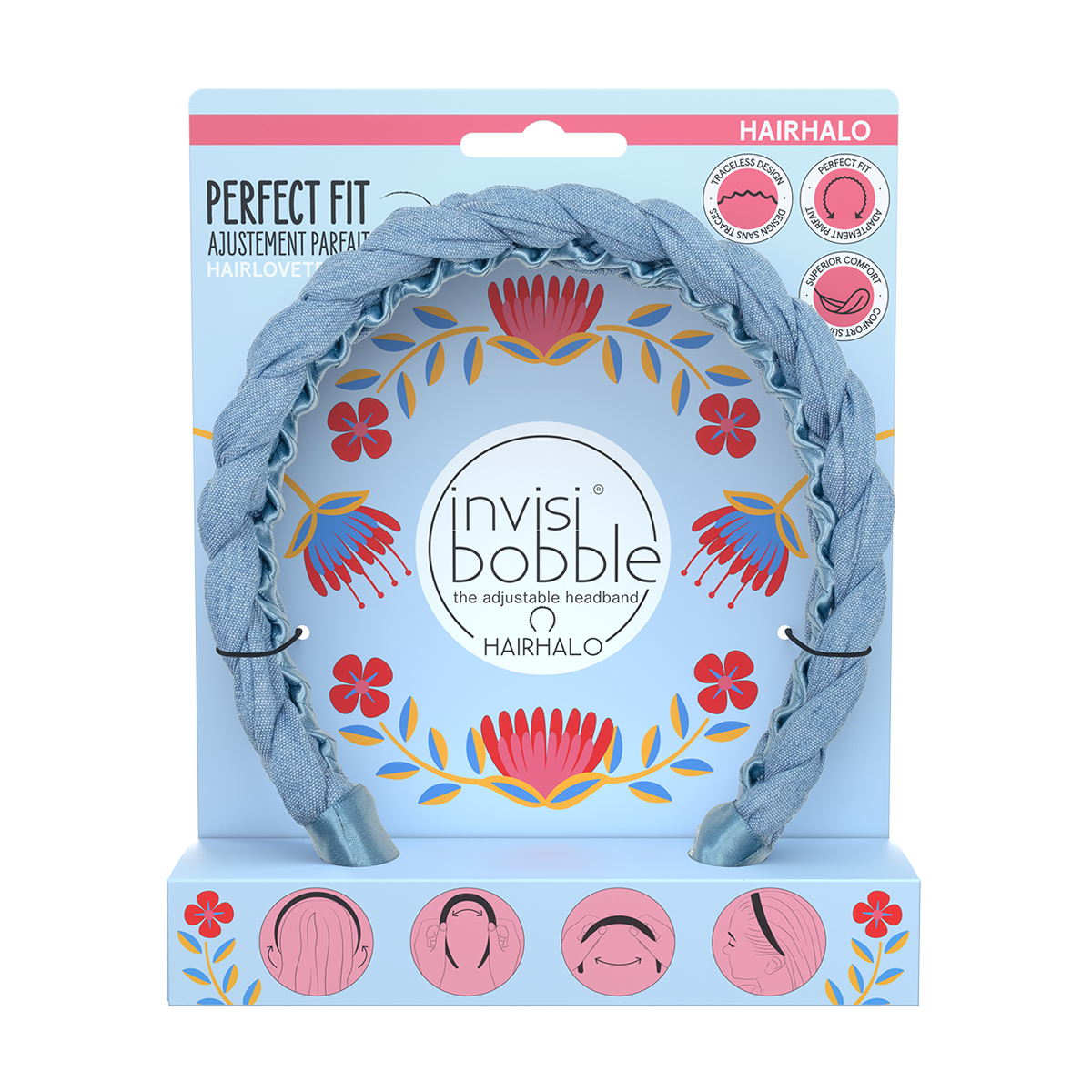 

Обідок для волосся Invisibobble Hairhalo Flores & Bloom Margarita Bonita