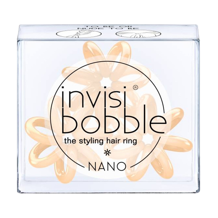 

Резинка-браслет для волосся Invisibobble Nano To Be Or Nude To Be, 3 шт