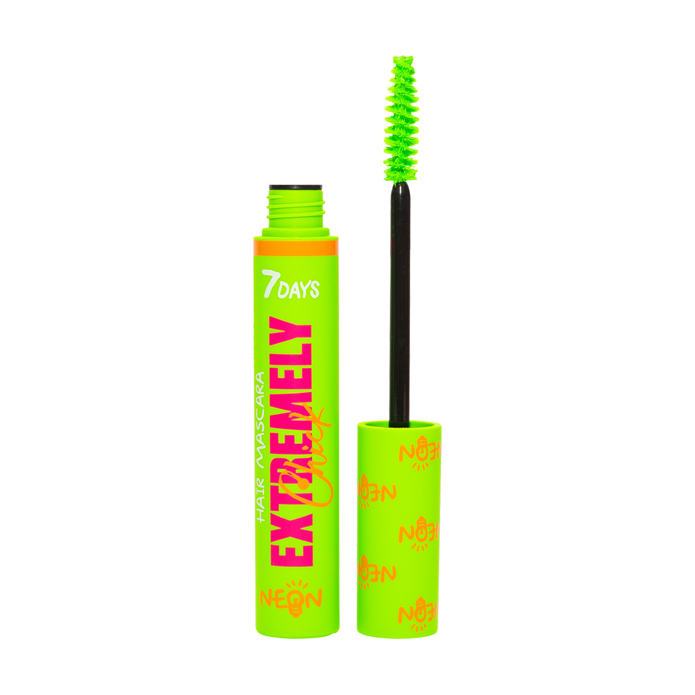 

Світна туш для волосся 7 Days Extremely Chick UVglow Neon Hair Mascara 604 Club, 10 мл