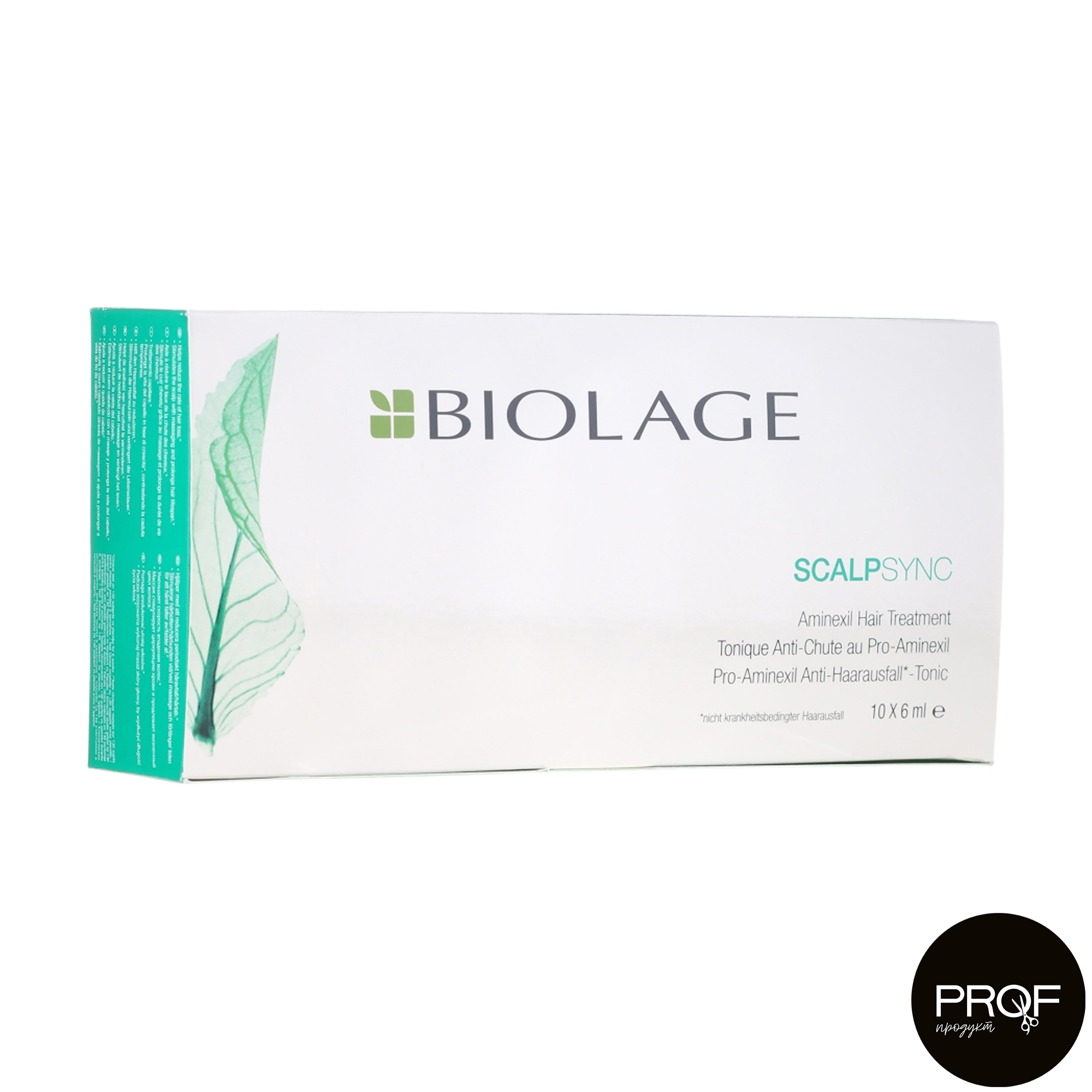 

Набір ампул проти випадіння волосся Biolage Scalp Sync Aminexil Hair Treatment, 10*6 мл