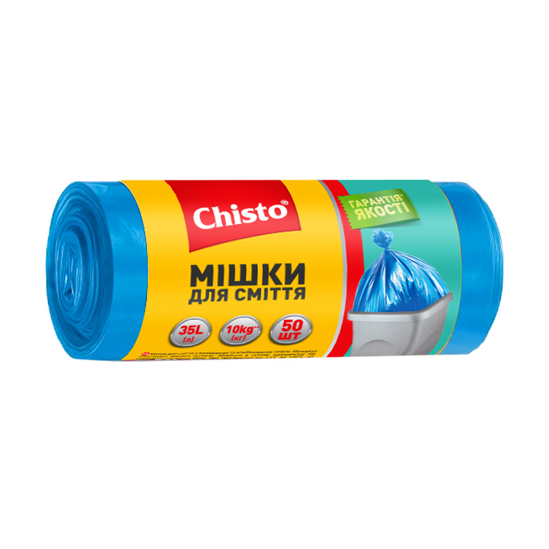 

Мішки для сміття Chisto 35 л, 50 шт