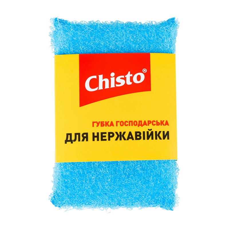 

Губка господарська Chisto для нержавійки, 1 шт