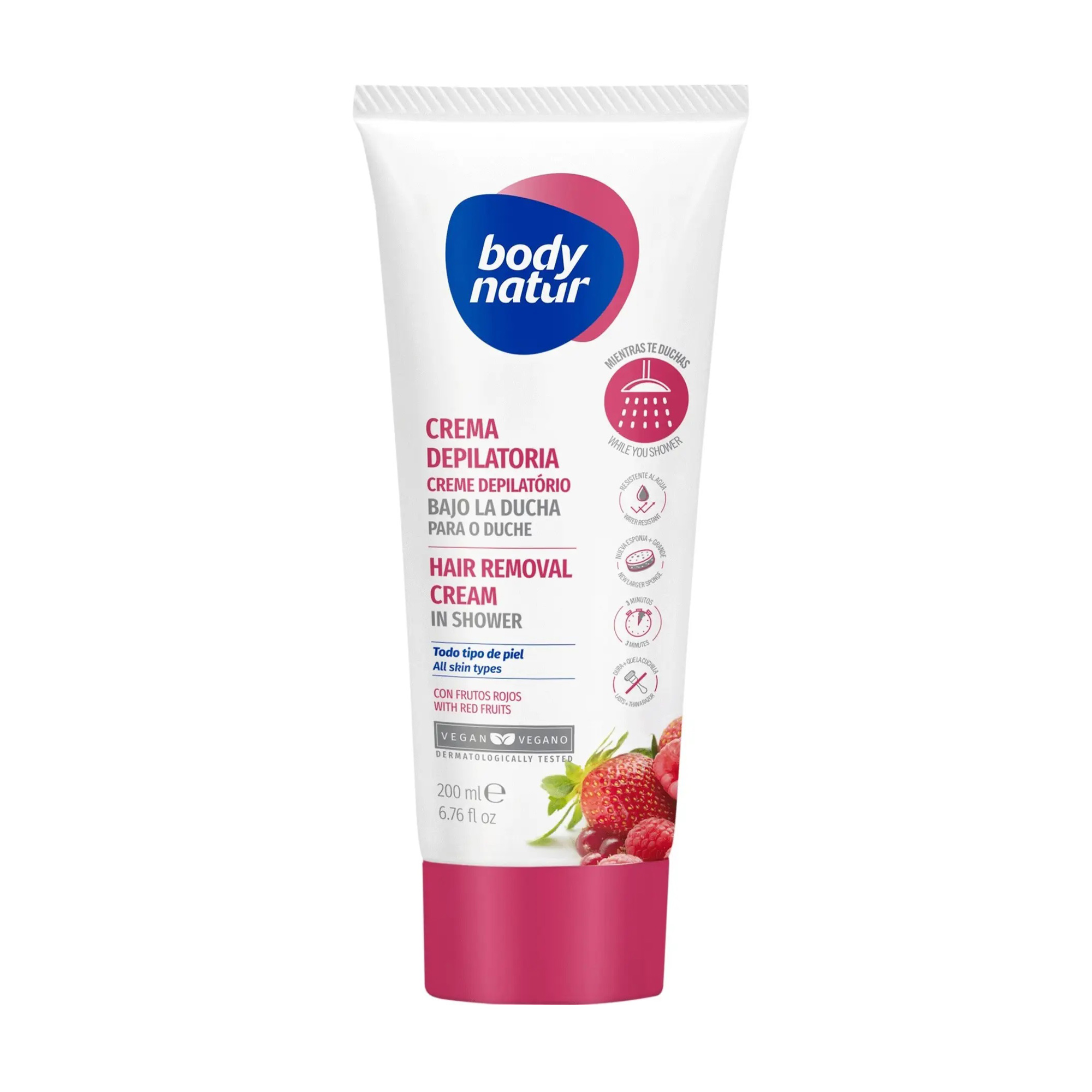 Акція на Крем для депіляції в душі Body Natur In-Shower Hair Removal Cream, 200 мл від Eva