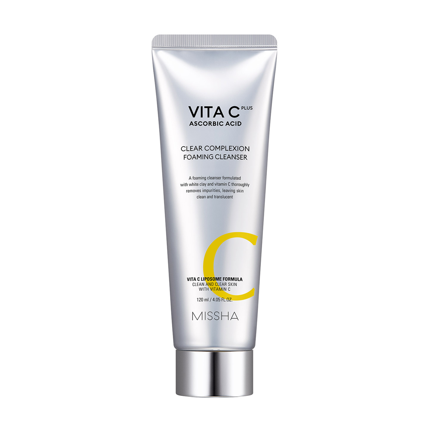 

Уцінка! Очищувальна пінка для вмивання обличчя Missha Vita C Ascorbic Acid Clear Complexion Foaming Cleanser, 120 мл