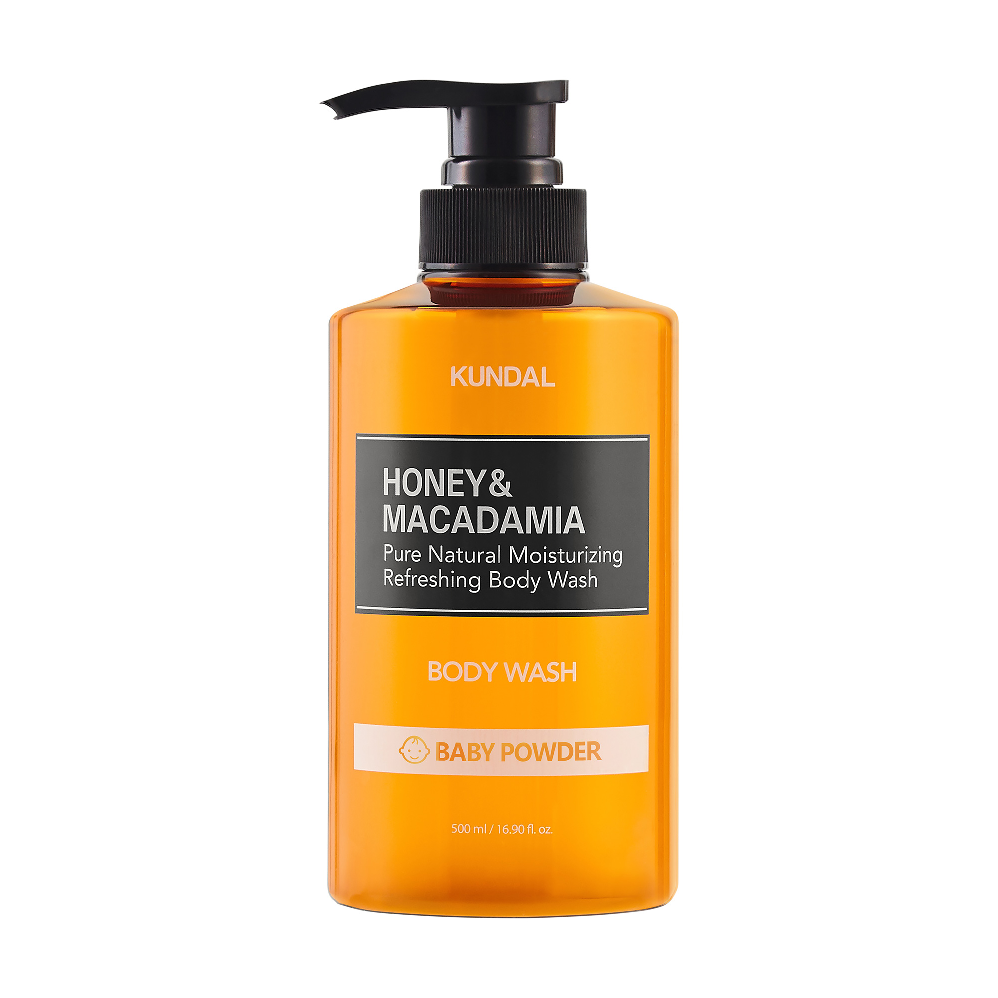 

Гель для душу Kundal Honey & Macadamia Body Wash Baby Powder, 500 мл