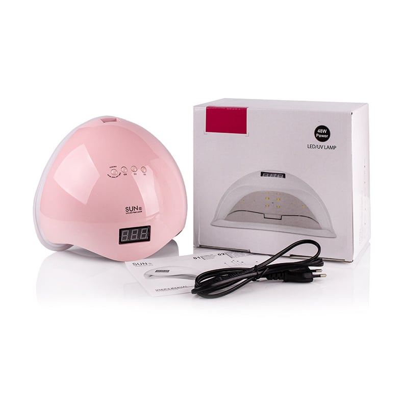 

Лампа для гель-лаку Sun 5 UV/LED Рожева, 48 Вт