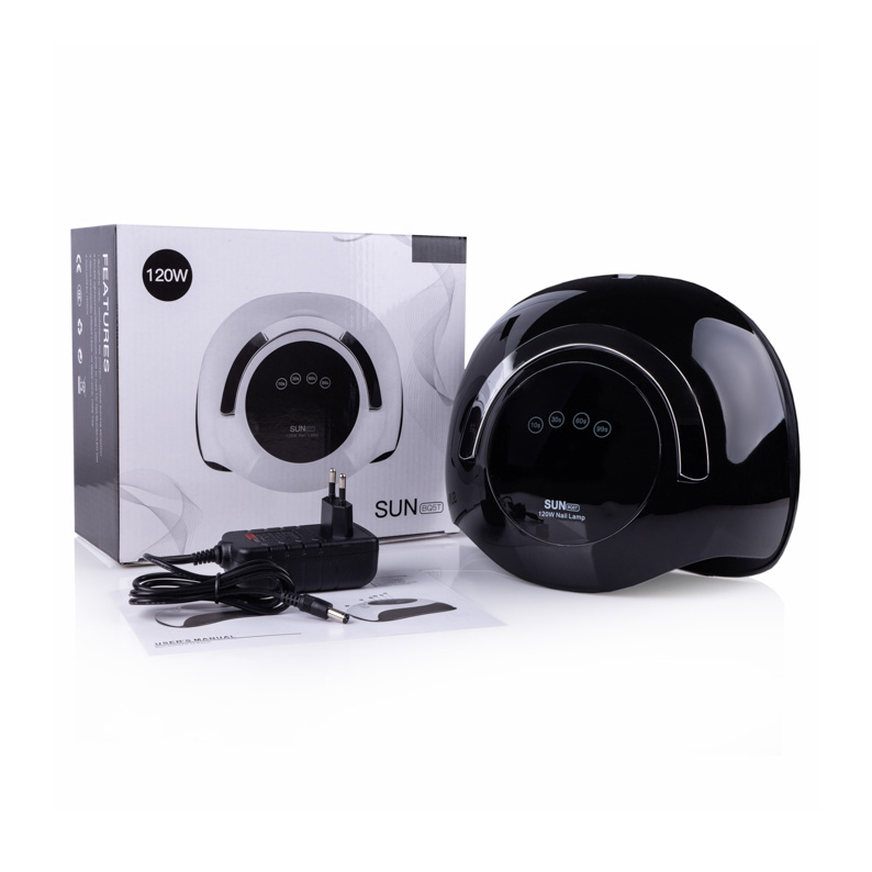 

Лампа для гель-лаку Sun BQ-5T UV/LED Чорна, з ручкою, 120 Вт