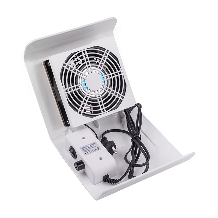 

Витяжка для манікюру Simei 858-2А з НЕРА фільтром Біла, 40 Вт