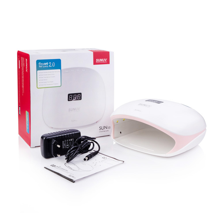 

Лампа для гель-лаку SUNUV Sun 4S (white&pink) UV/LED Біла, 48 Вт