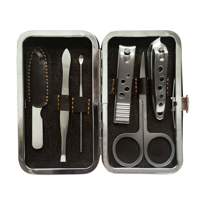 

Уцінка! Набір манікюрний дорожній Avenir Cosmetics Коричневий, 6 предметів