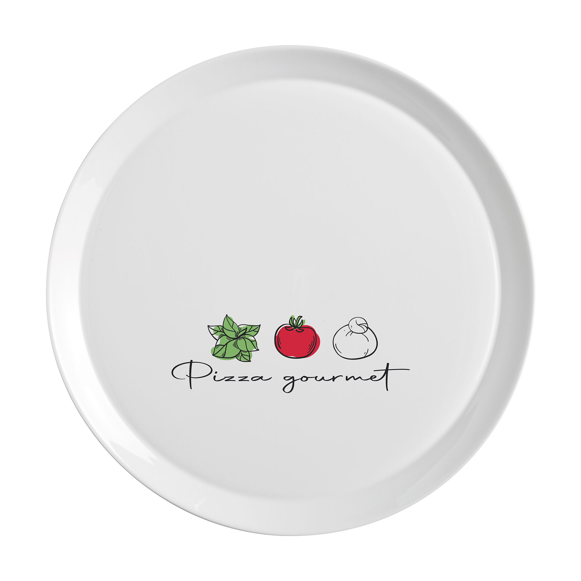 

Тарілка кругла для піци Bormioli Rocco Ronda Gourmet Ingredienti, 33 см (401321FAM121142)