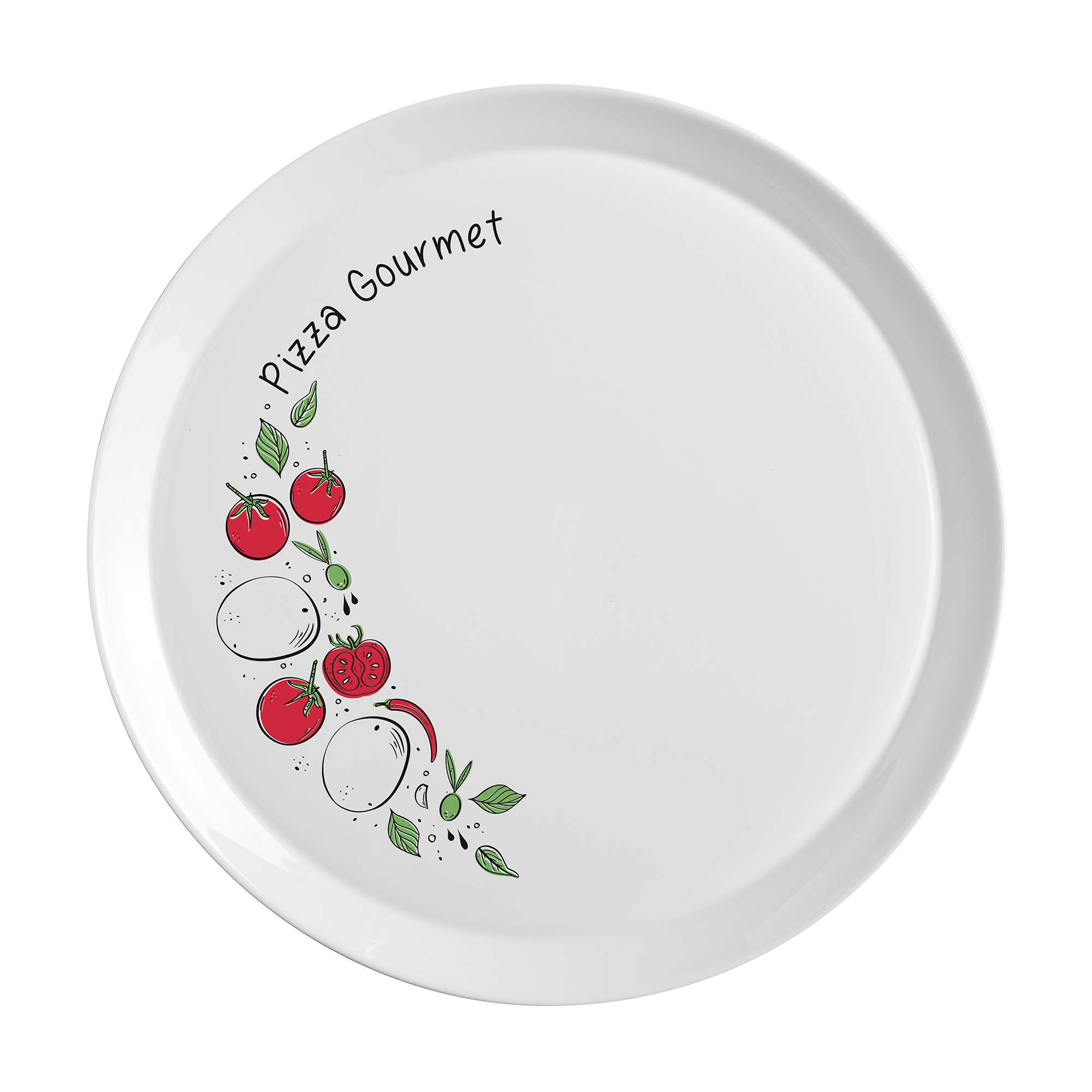 

Тарілка кругла для піци Bormioli Rocco Ronda Gourmet Pomodoro, 33 см (401321FAM121143)