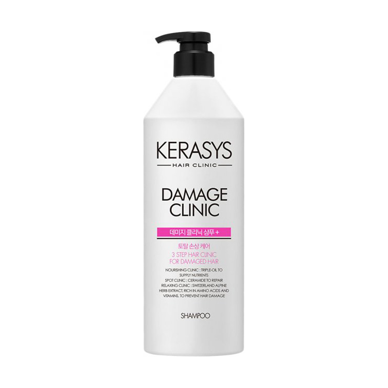 

Відновлювальний шампунь для волосся KeraSys Hair Clinic System Damage Clinic Shampoo, 600 мл