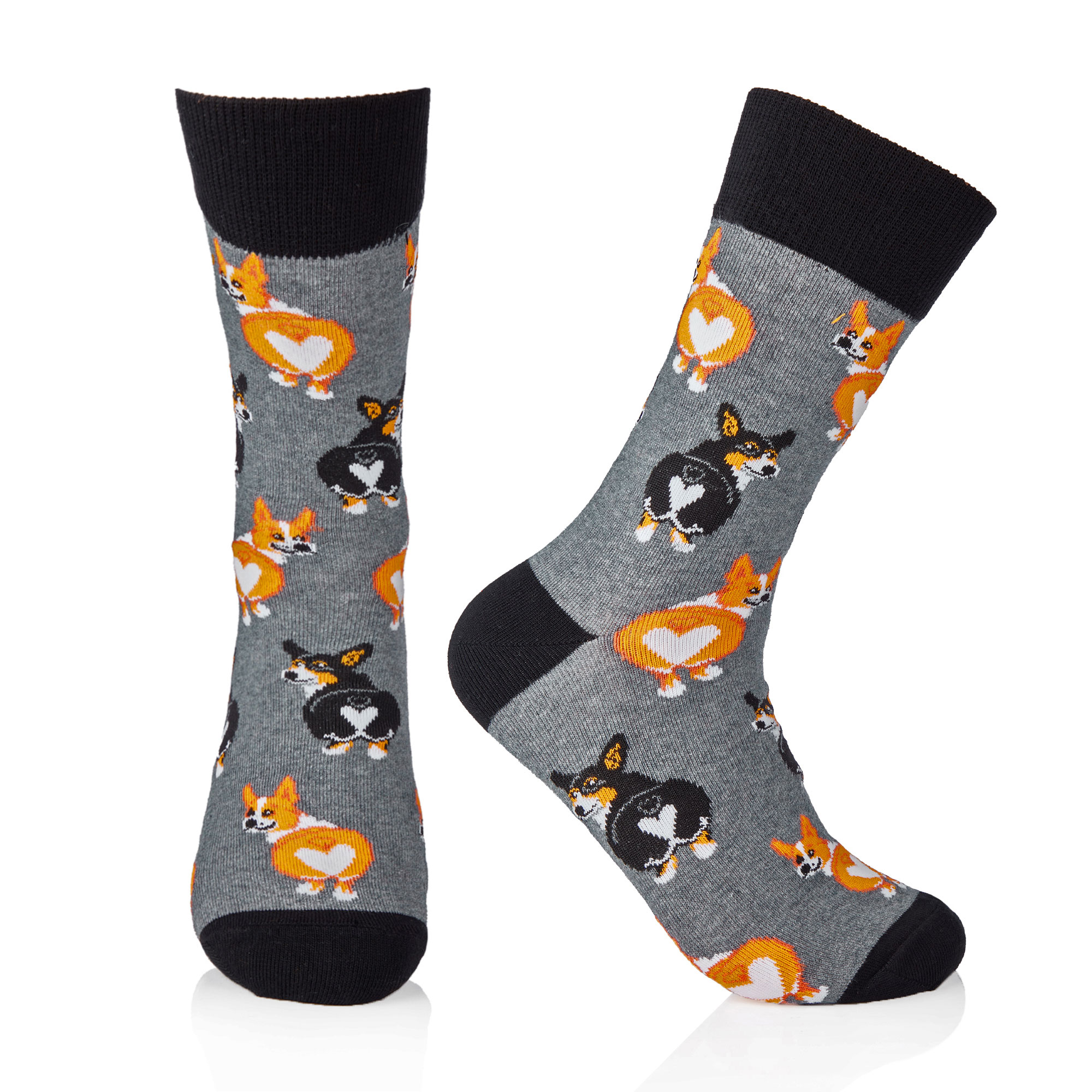 

Шкарпетки чоловічі AmiGO F02 класичні, коргі, чорні, розмір 25