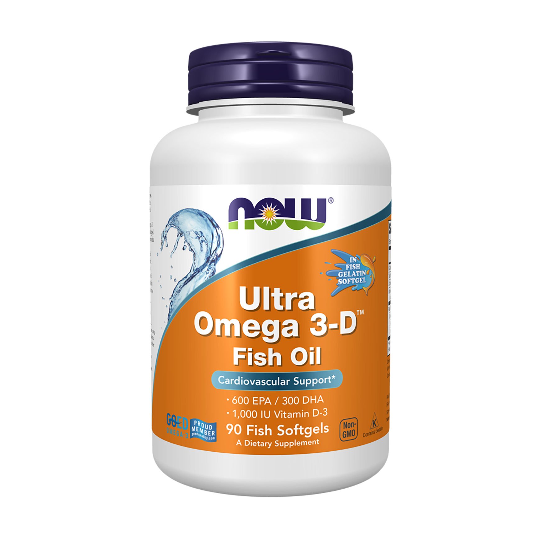 

Ультра Омега-3 NOW Foods Ultra Omega 3-D, 90 желатинових капсул