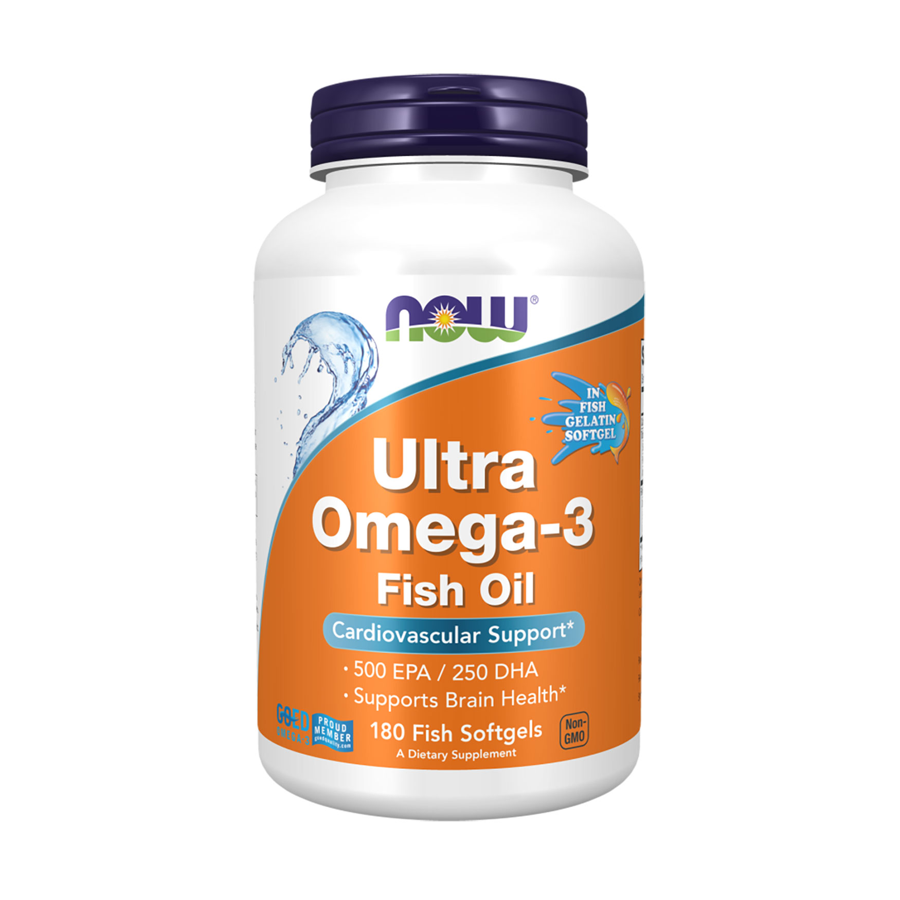 

Ультра Омeгa-3 NOW Foods Ultra Omega-3 500 EPA/250 DHA, 180 желатинових капсул