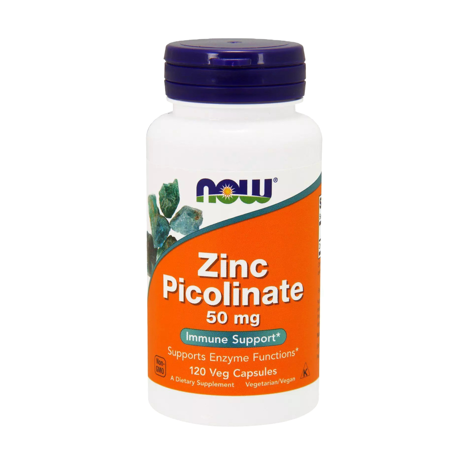 

Цинк піколінат NOW foods Zinc Picolinate 50 мг, 120 капсул