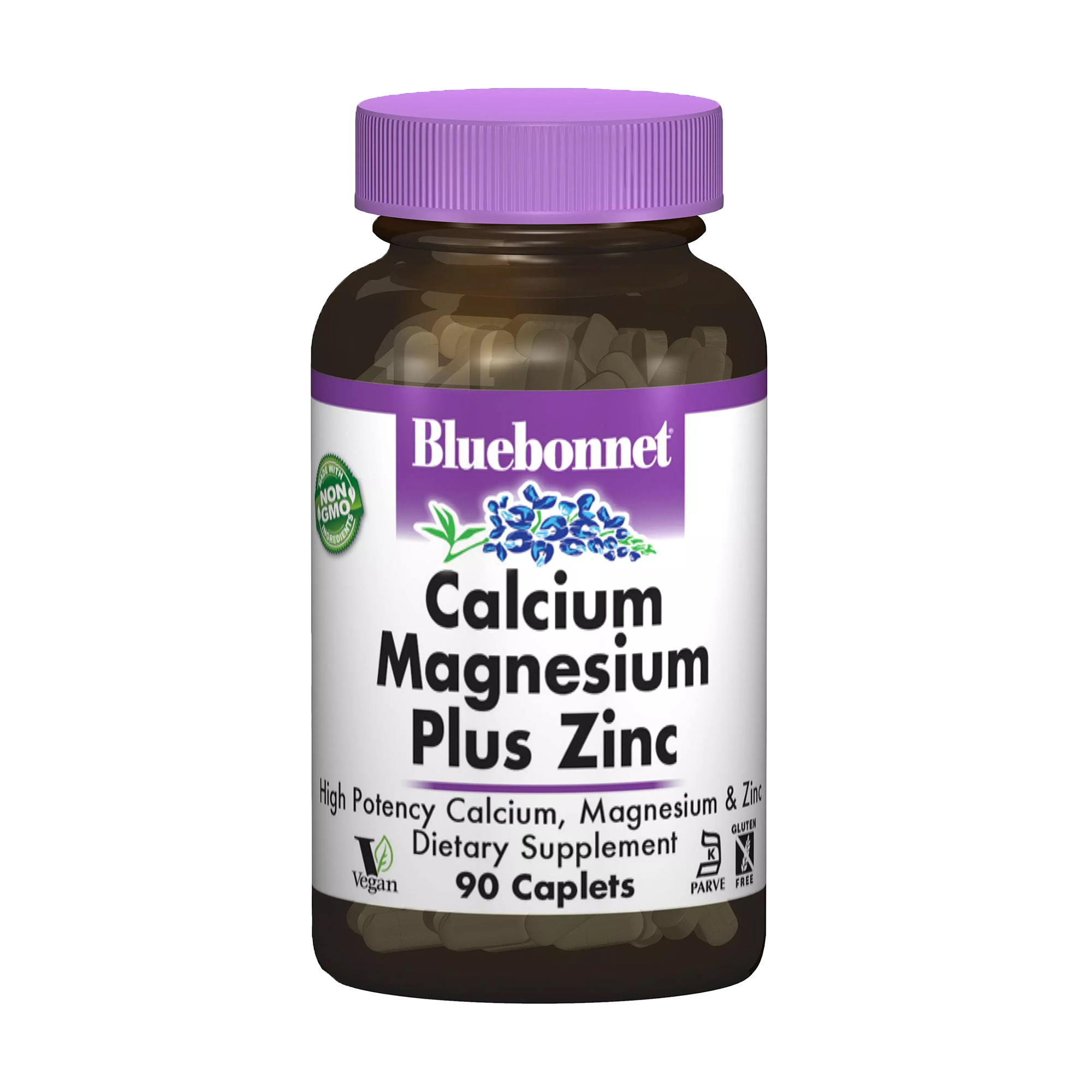 

Кальцій, магній + цинк Bluebonnet Nutrition Calcium, Magnesium Plus Zinc, 90 капсул