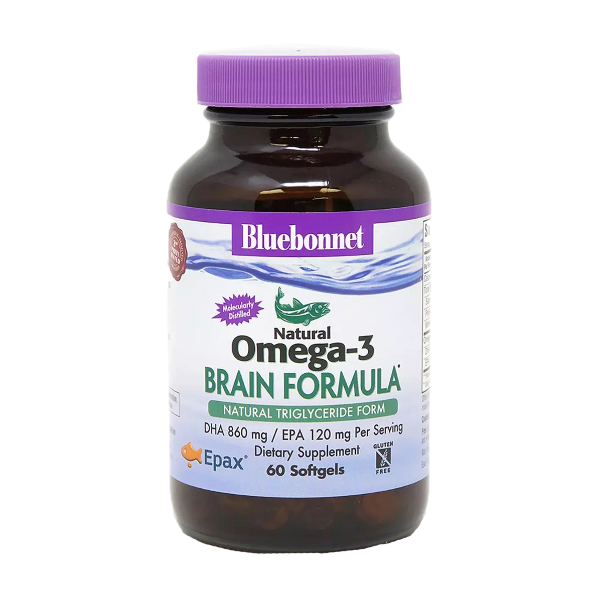 

Уцінка! Омега-3 Bluebonnet Nutrition Omega-3 Brain Formula, 60 капсул