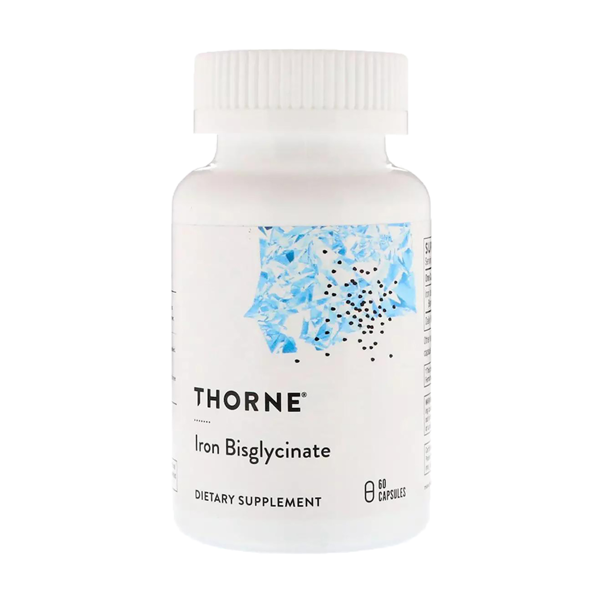 

Залізо бісгліцинат Thorne Research Iron Bisglycinate, 60 капсул