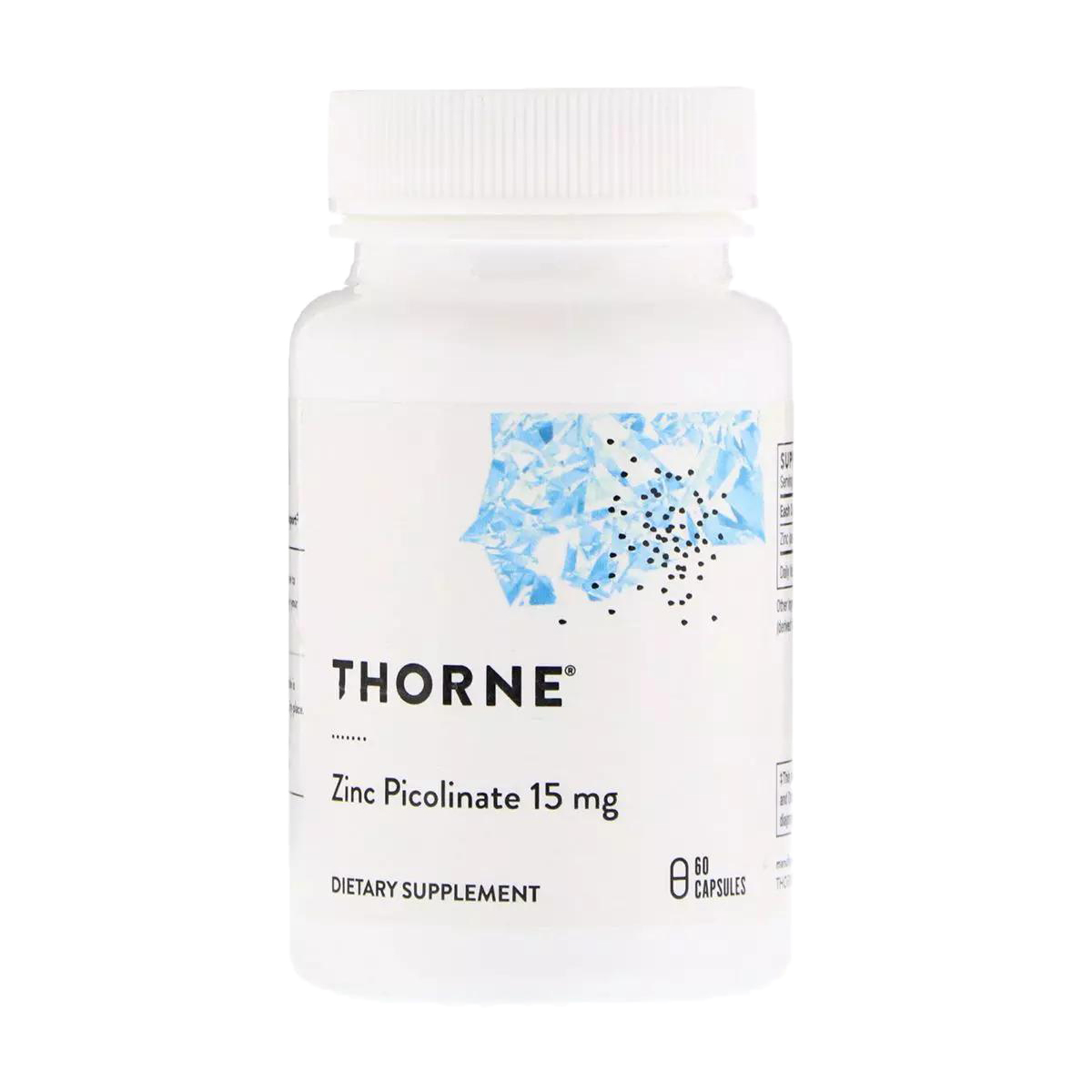 

Піколінат цинку Thorne Research Zinc Picolinate 15 мг, 60 капсул