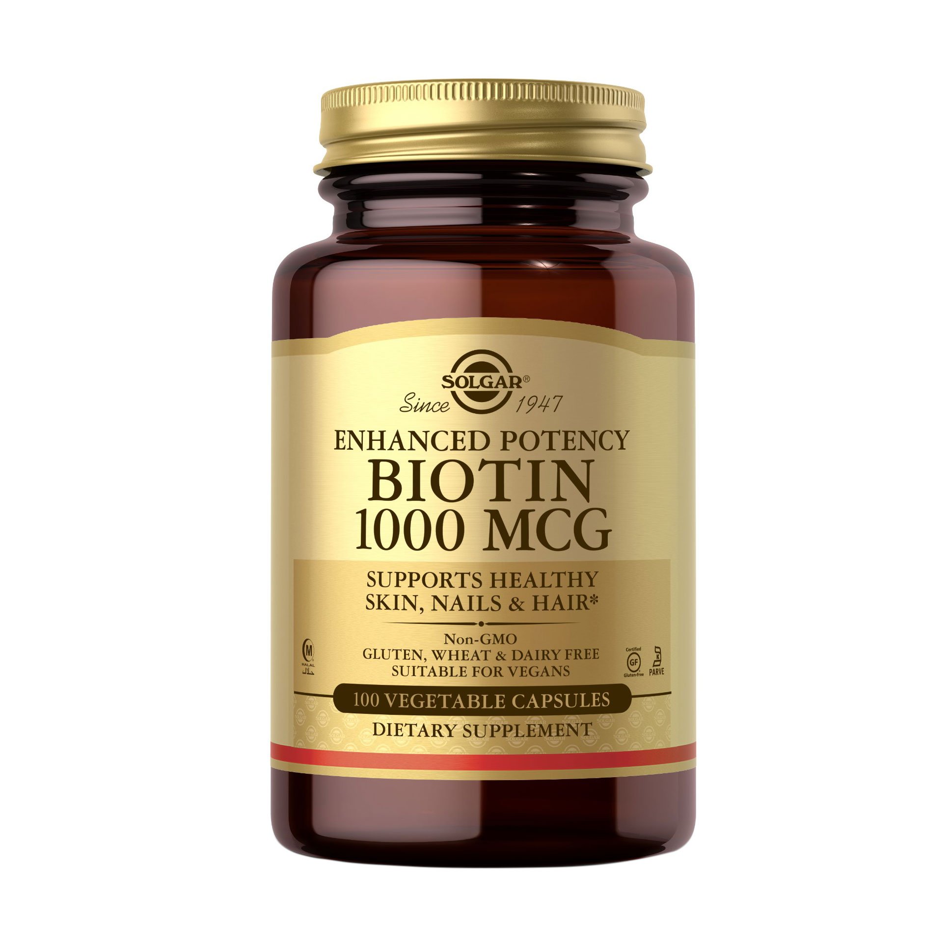 

Біотин Solgar Biotin 1000 мкг, 100 капсул