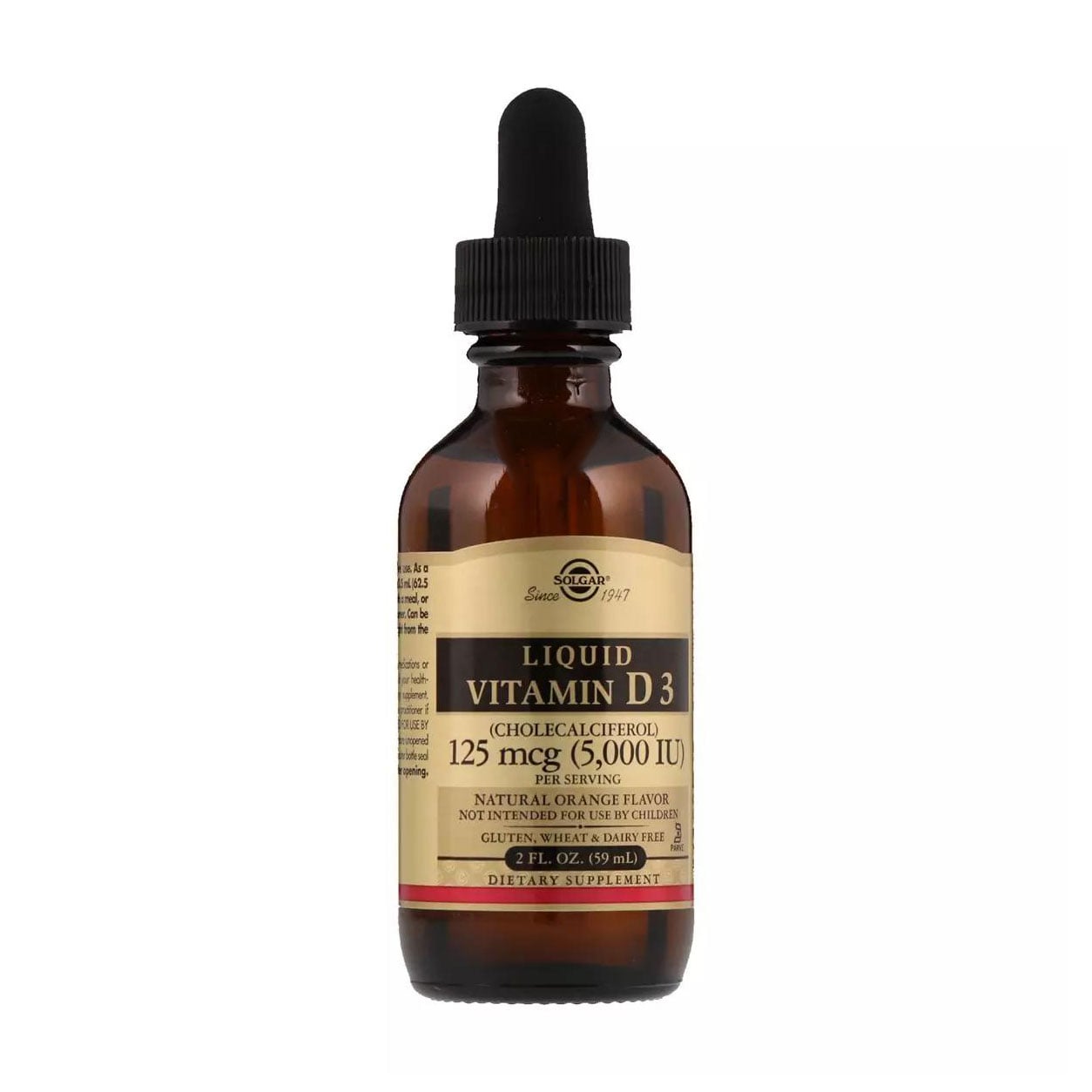 

Уцінка! Вітамін Д3 Solgar Liquid Vitamin D3 125 мкг, із апельсиновим смаком, в рідині, 59 мл