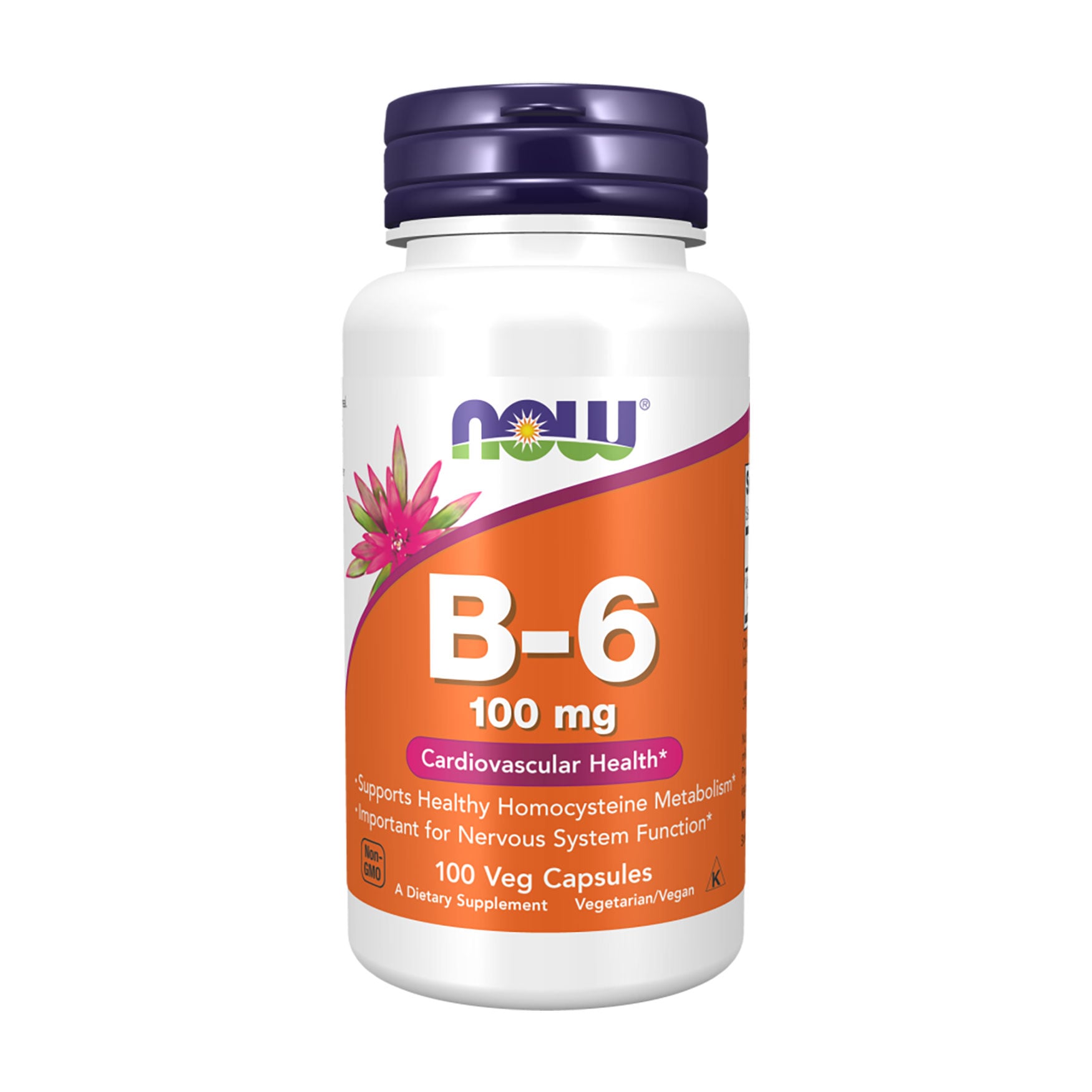 

Вітамін B6 NOW foods Vitamin B6 100 мг, 100 капсул