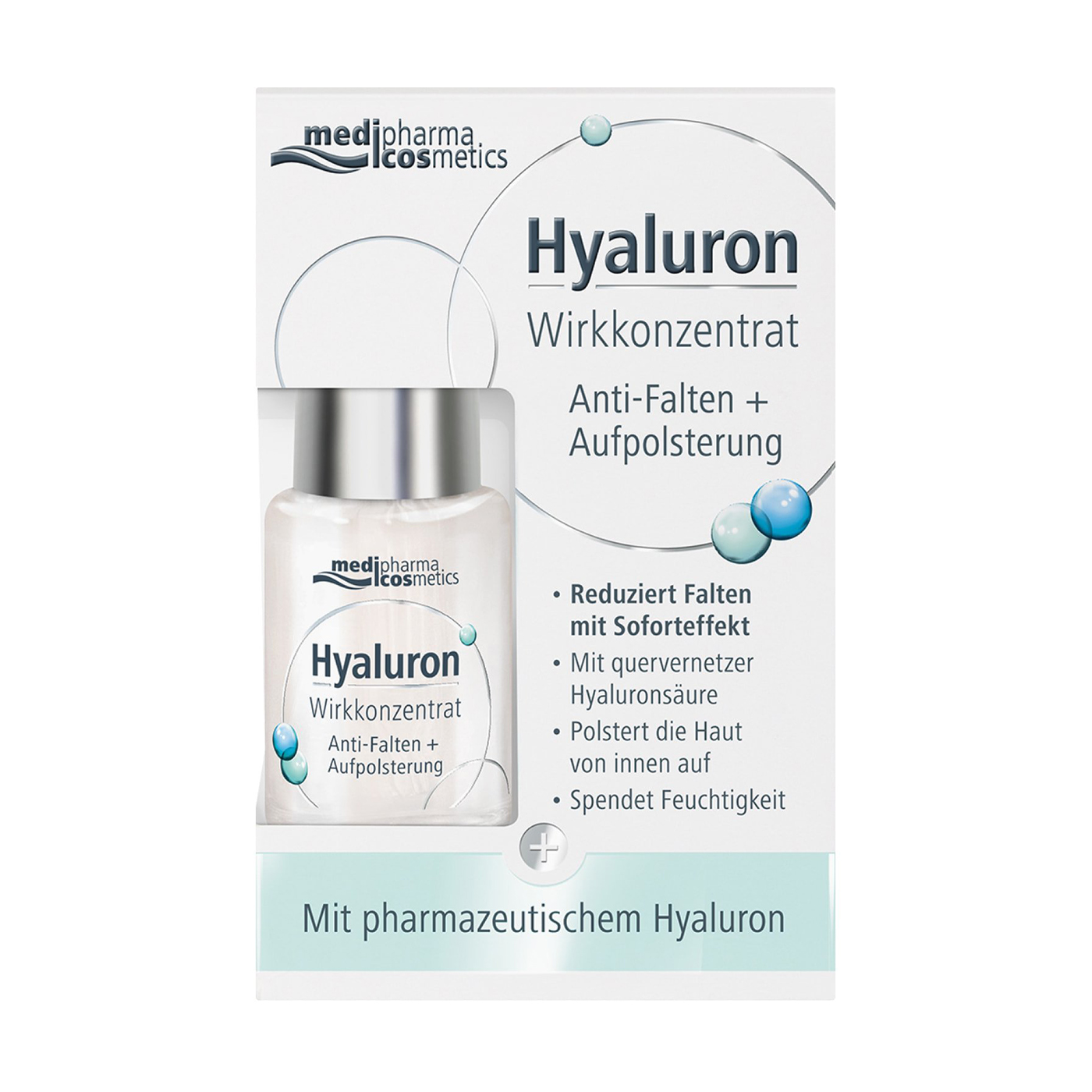

Уцінка! Сироватка для обличчя Hyaluron Wirkkonzentrat Anti-Falten + Aufpolsterung, 13 мл