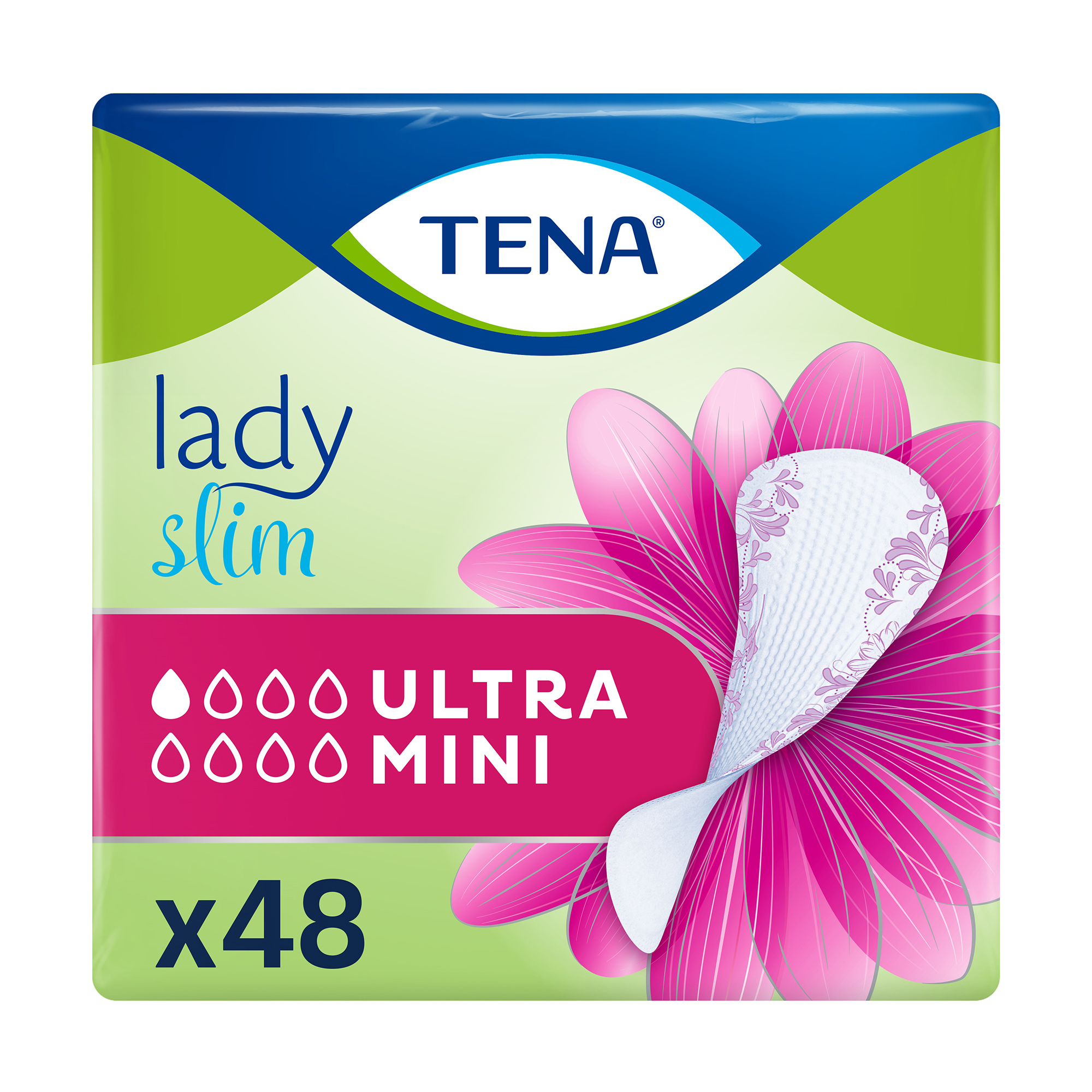 

Уцінка! Урологічні прокладки жіночі TENA Lady Slim Ultra Mini, 48 шт