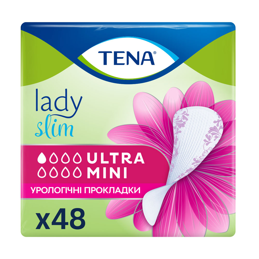 

Урологічні прокладки жіночі TENA Lady Slim Ultra Mini, 48 шт