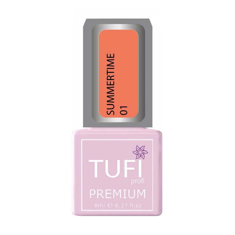 

Уцінка! Гель-лак для нігтів Tufi Profi Premium Summertime, 01 Чорнобривці, 8 мл
