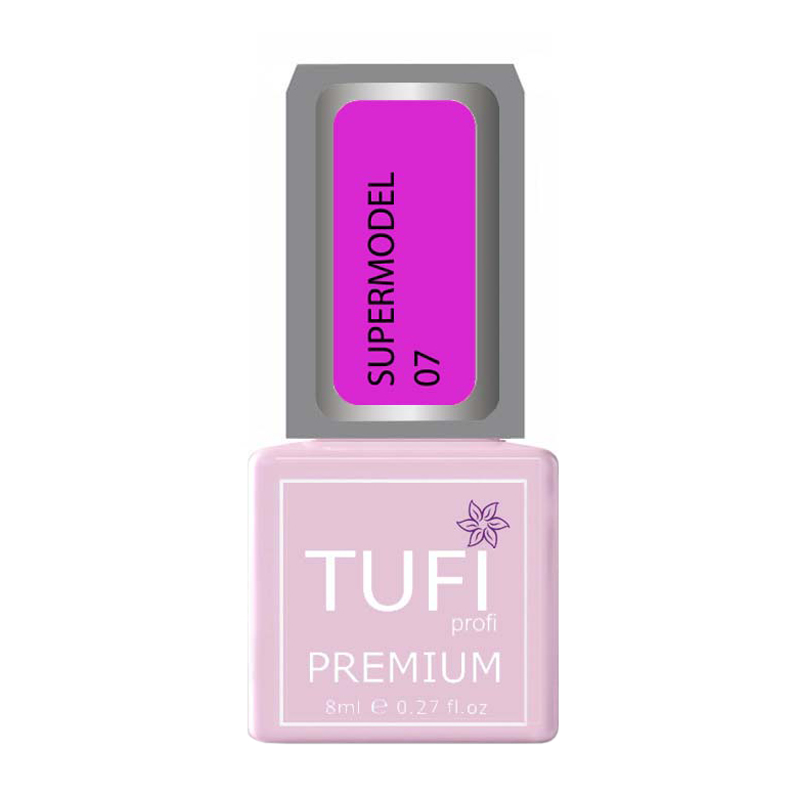 

Гель-лак для нігтів Tufi Profi Premium Supermodel, 07 Єва неоновий, 8 мл