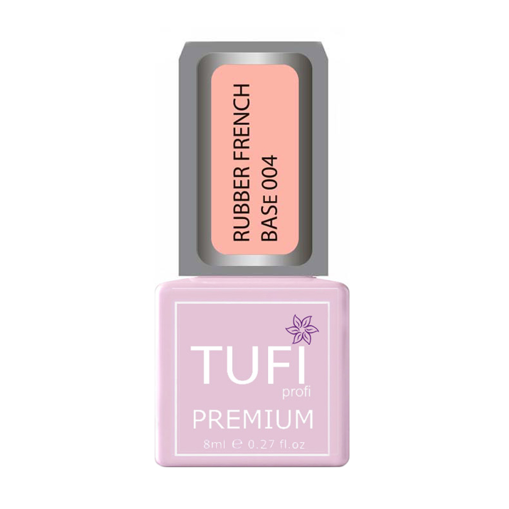 

Уцінка! База для гель-лаку Tufi Profi Premium Rubber French Base 004 Полуниця з вершками, 8 мл