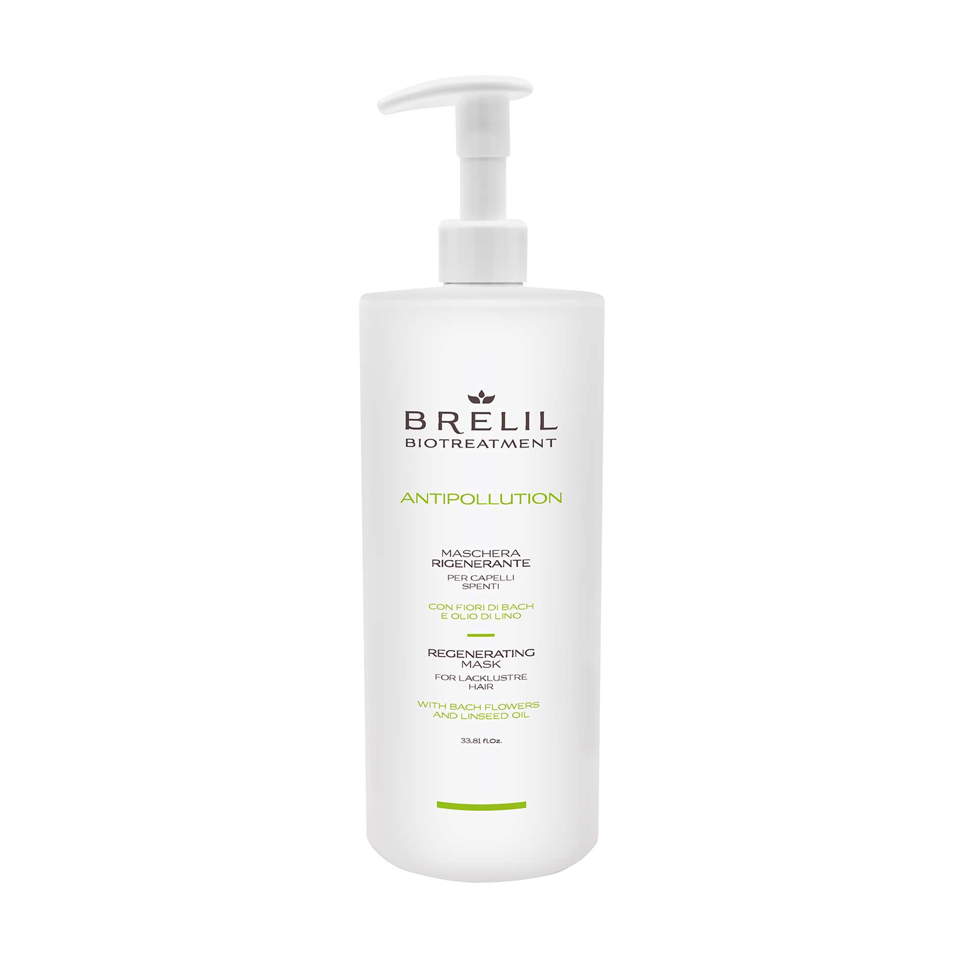 

Уцінка! Відновлювальна маска Brelil BioTreatment Antipollution Regenerating Mask для тьмяного волосся, 1 л