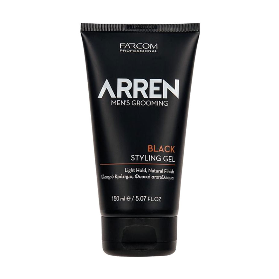

Уцінка! Чоловічий гель для укладання волосся Arren Men"s Grooming Black Styling Gel чорний, 150 мл