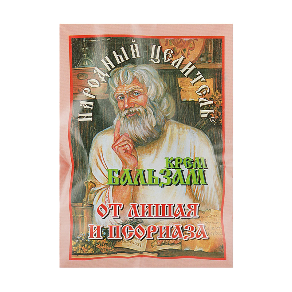 

Крем-бальзам Народный Целитель проти лишаю та псоріазу, 10 г