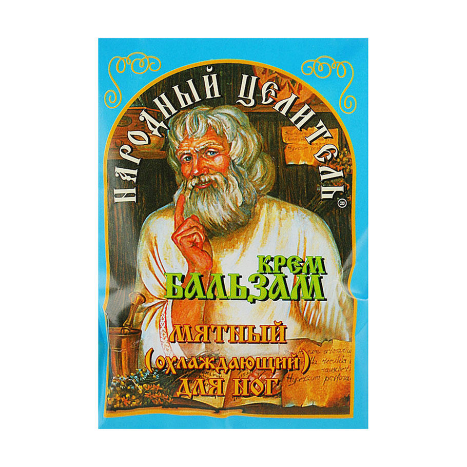 

Уцінка! Крем-бальзам Народный Целитель Мятний, охолоджувальний, 10 г